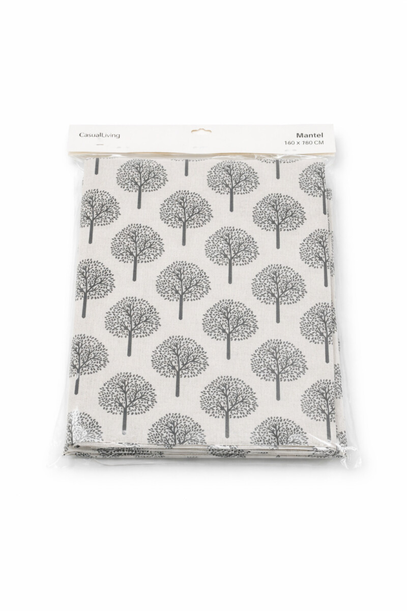 MANTEL ESTAMPADO - BLANCO 