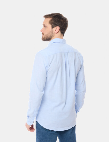 CAMISA DE LINO Azul