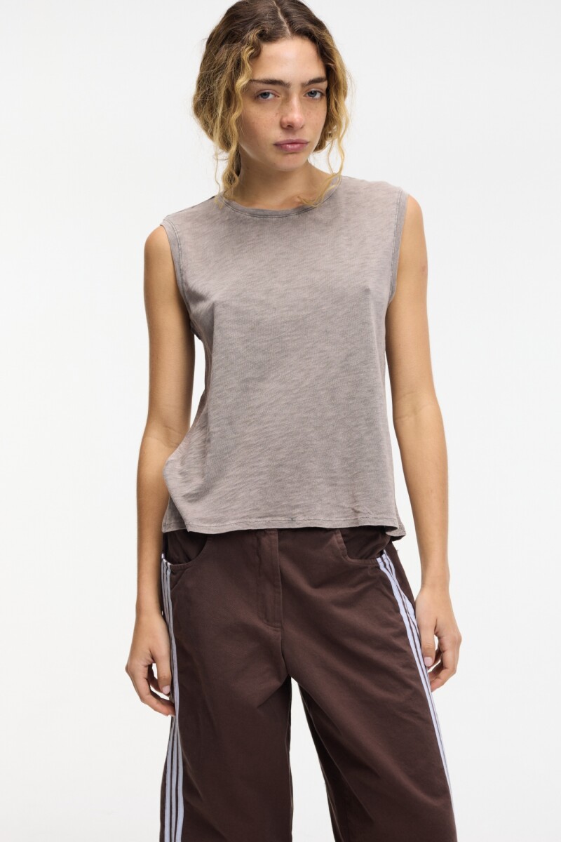 Musculosa Asa Taupe