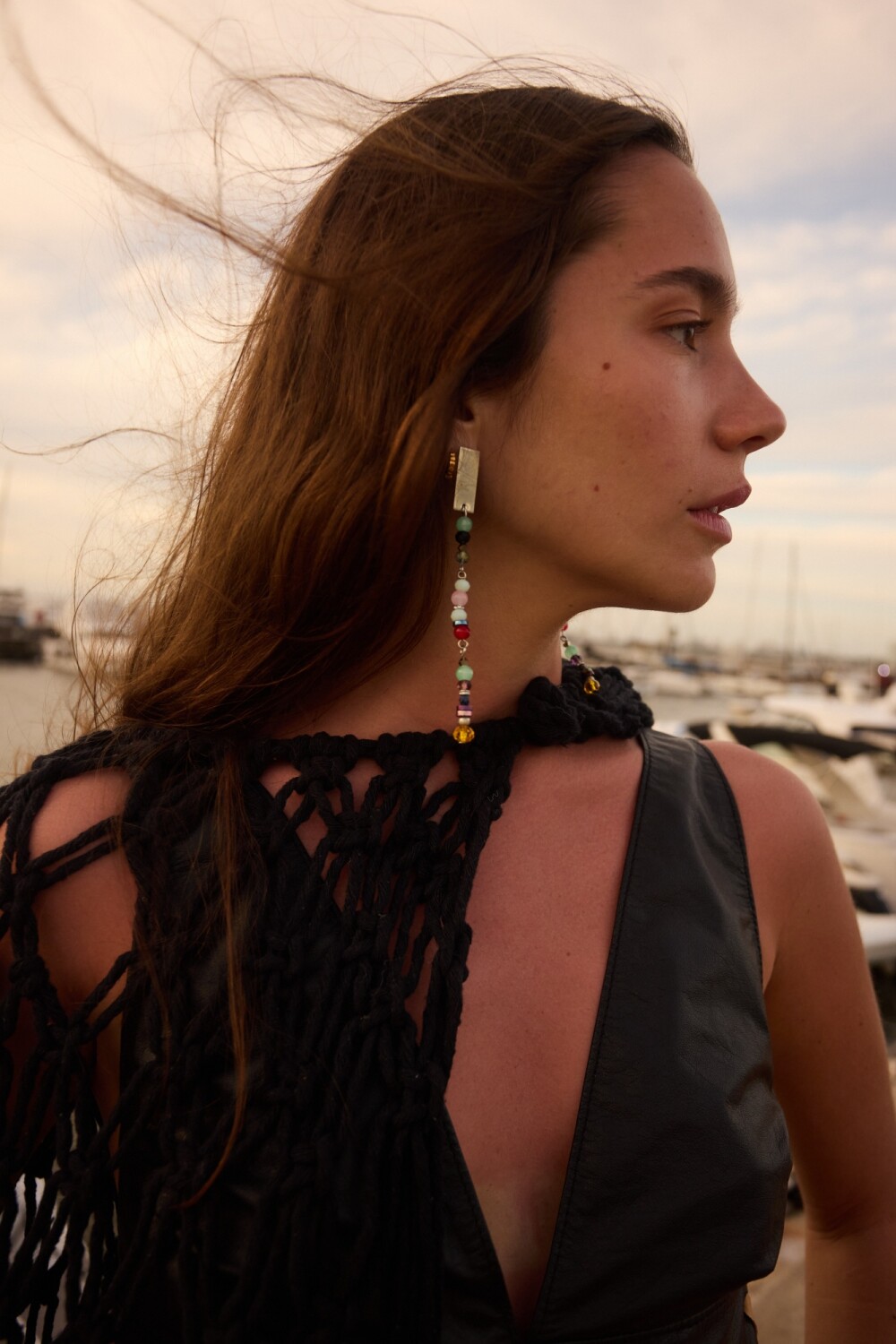 Multi Stone Earrings Dorado / Multicolor