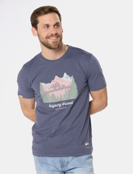 REMERA ESTAMPADA Lila