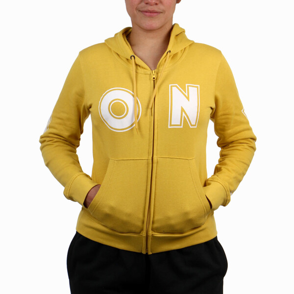 Pony mujer campera c/capucha-mostaza Mostaza