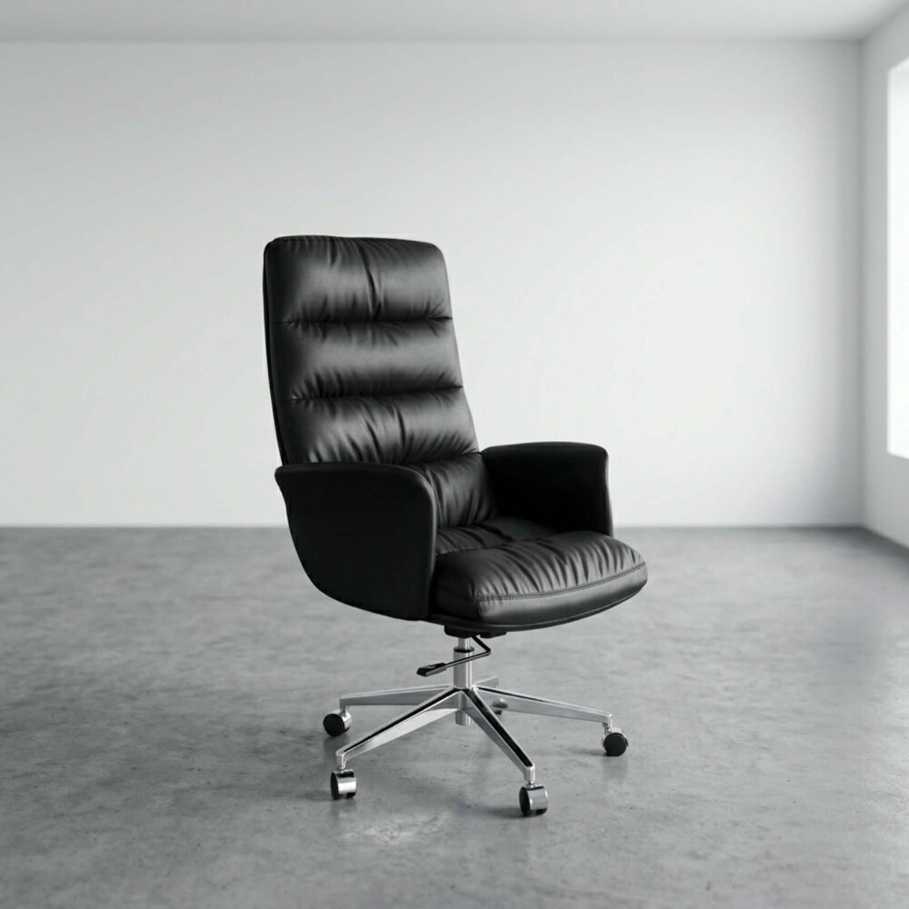 SILLA DE OFICINA GERENCIAL MALLA NEGRO DEMOS