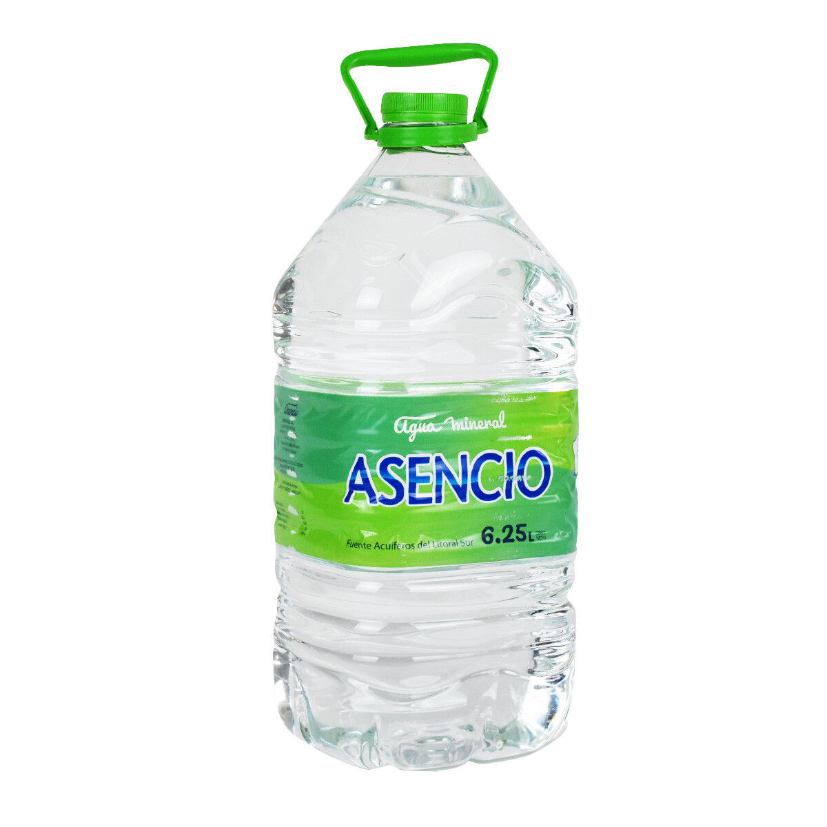 AGUA MINERAL ASENCIO BIDON 6.25 LT SIN GAS — El Clon