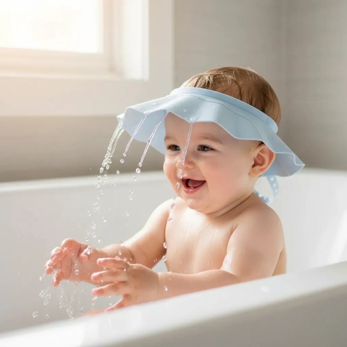 Visera ducha EVA LORELLI - celeste 