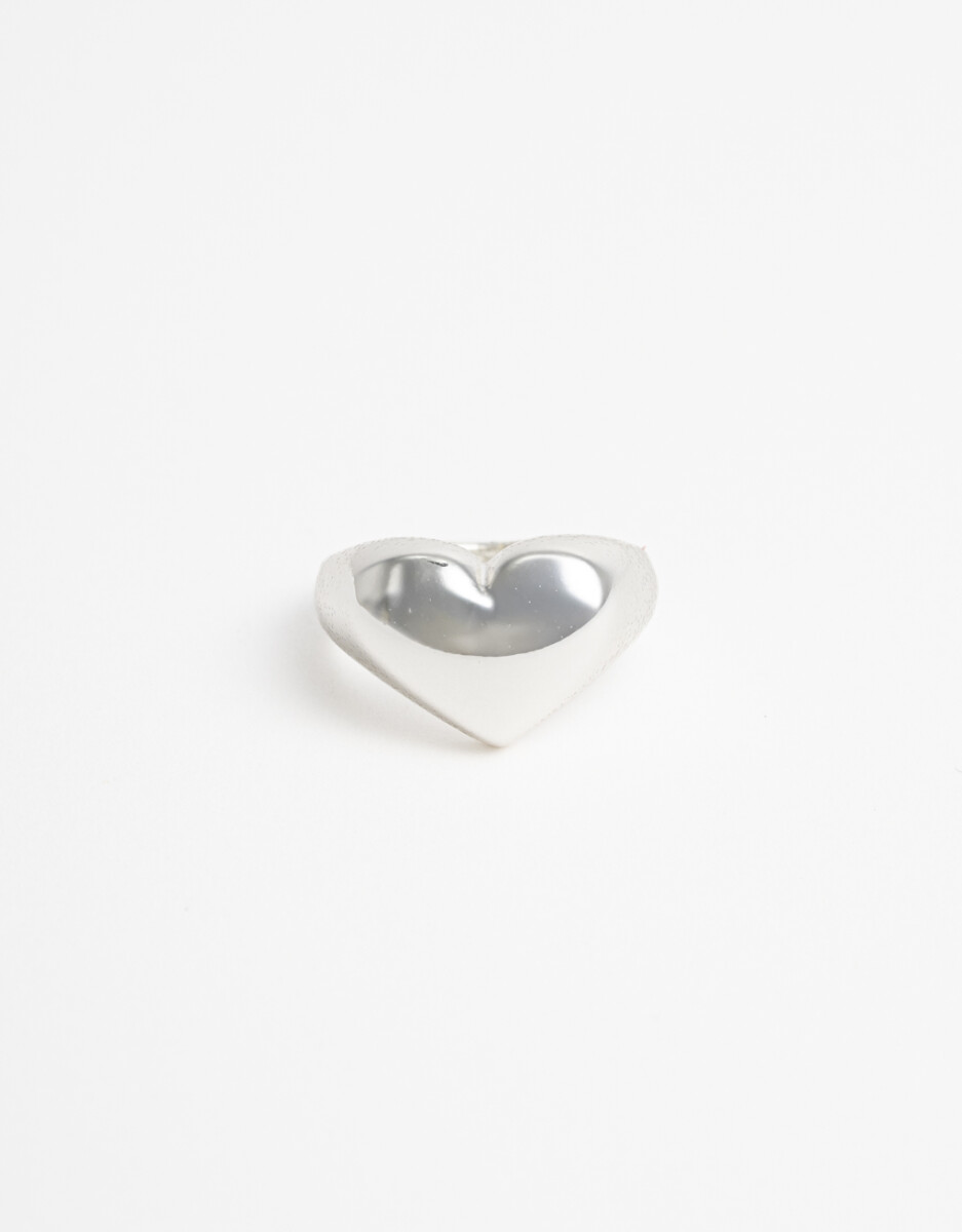Anillo Metal Corazón 