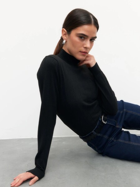 POLERA D.CASSIN PUPPET NEGRO