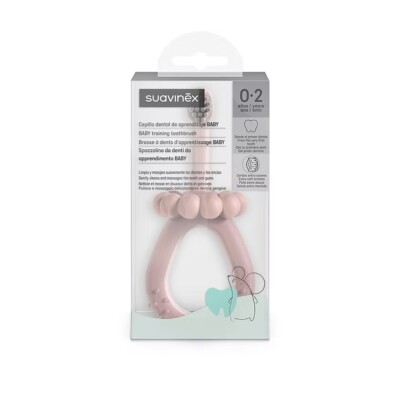 Cepillo De Dientes Suavinex Baby 0-2 Años Rosa Cepillo De Dientes Suavinex Baby 0-2 Años Rosa