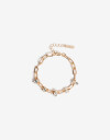 Pulseras Flexibles Strass Pulsera Flexible Metal Strass - Dorado