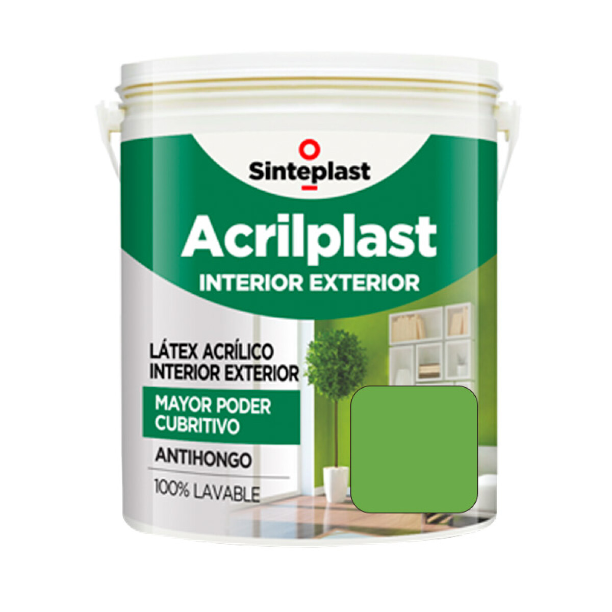 Acrilplast Látex Acrílico Interior Exterior - Verde Pradera 
