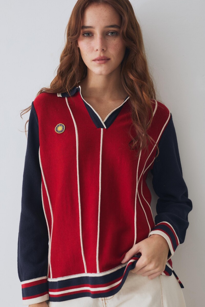 TSHIRT POLOGOL - Rojo 