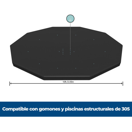Cobertor Bestway P/ Piscina Estructural 3.05m Pileta Bsw058036