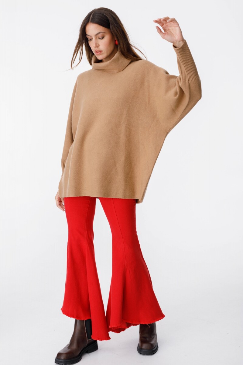 Sweater Poleron Malvon - Camel 