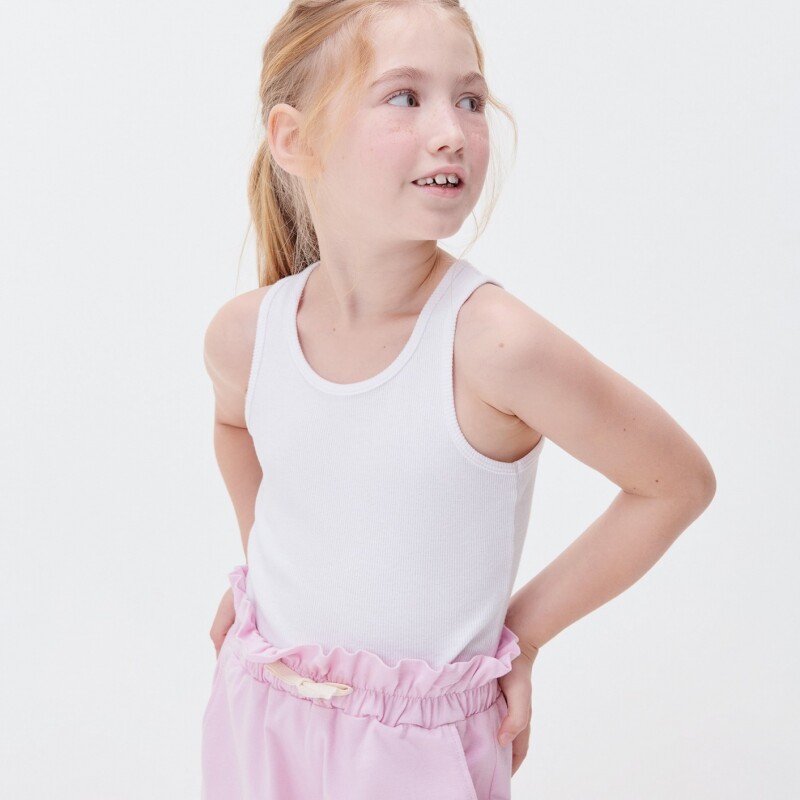 T-SHIRT MUSCULOSA FEM BRANCO
