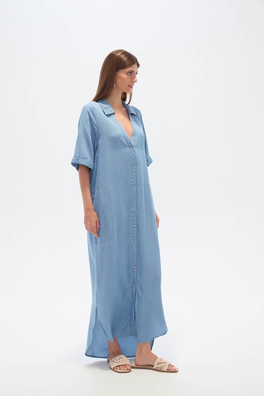 Vestido Danao Celeste