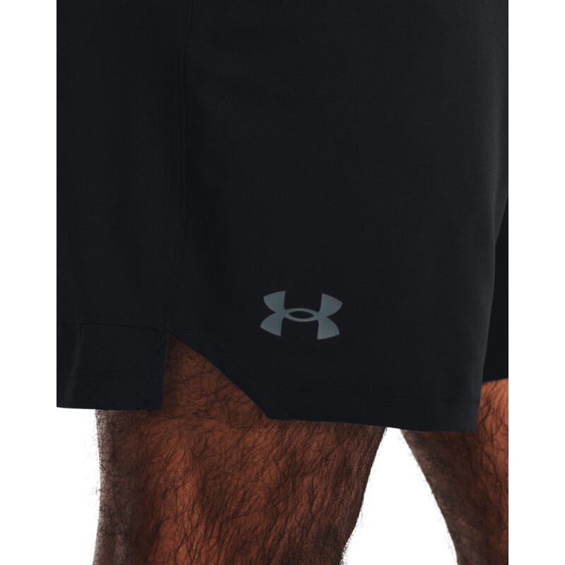 UA Vanish Woven 6in Shorts-RED BLK-001