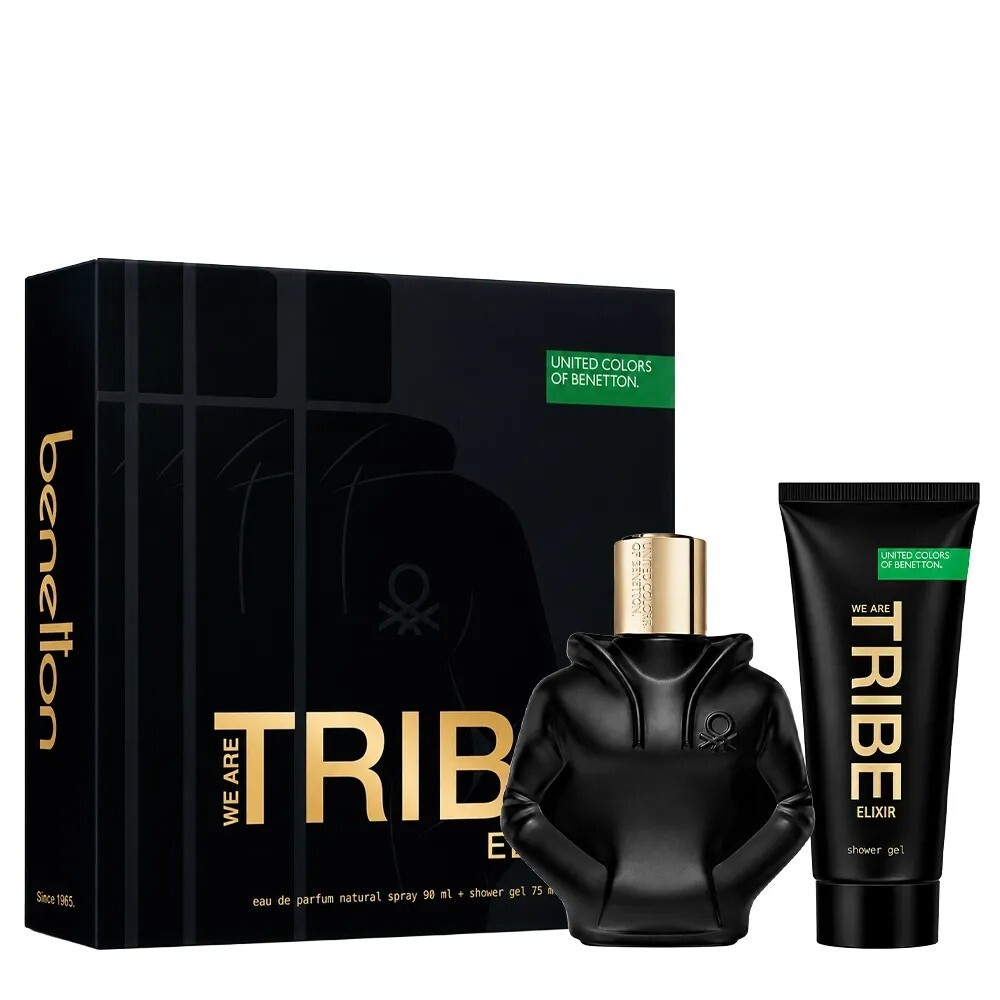 Benetton Estuche de Regalo We Are Tribe Elixir Eau de Parfum 95ml + Gel de Ducha 75ml - Masculino
