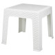 Mesa rattan BLANCO