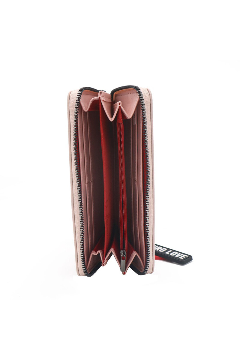 Billetera Las Oreiro Rosado