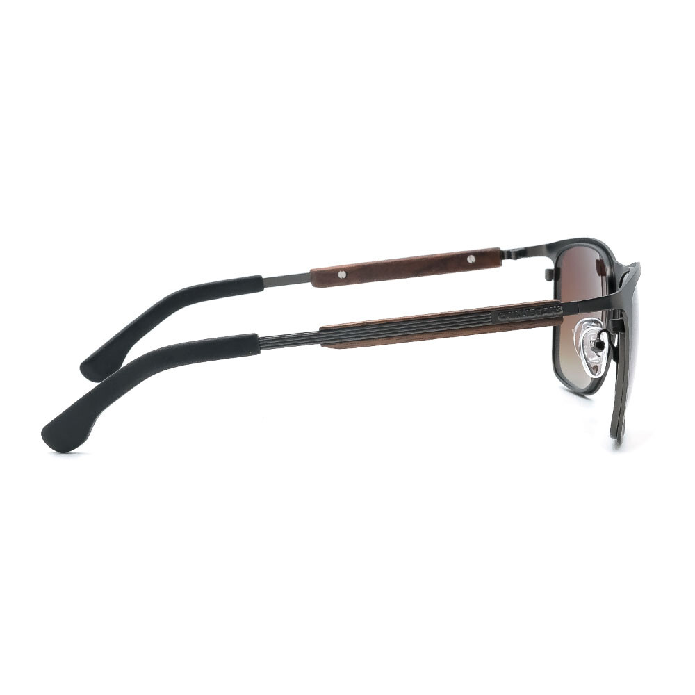 Lentes De Sol Bambu E Madeira Cuadrado - Unisex Gradiente/Ónix