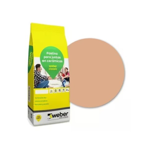 Pastina weber classic juntas 2kg Cedro Pastina Weber Classic Juntas 2kg Cedro