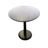 Mesa lateral redonda en madera - Producto con detalles Mesa lateral redonda en madera - Producto con detalles
