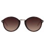 Lentes De Sol Chilli Beans Redondo - Unisex Gradiente Marrón/Tortuga