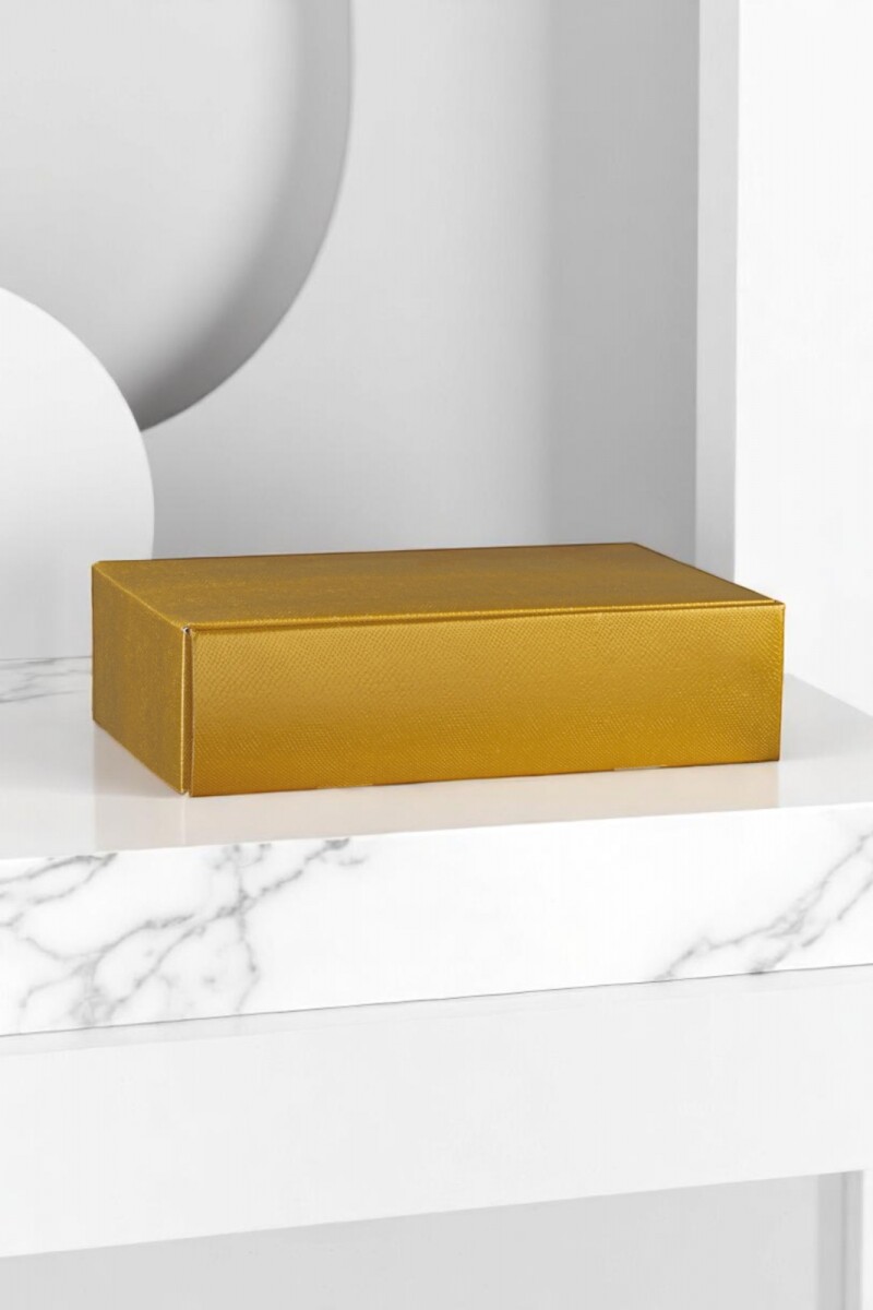 Caja rígida 2 botellas 34x18,5x9 cm - SKIN ORO 