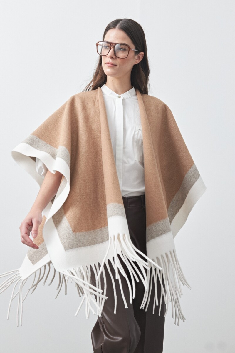 PONCHO OUZO Beige
