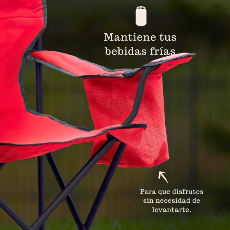 Silla Plegable Coleman Extra Grande Rojo