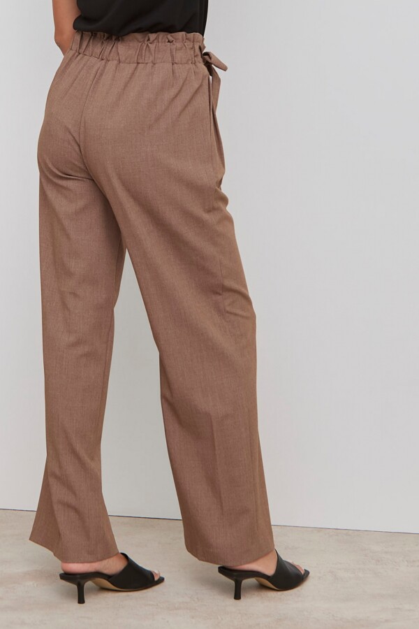 Pantalon Palazzo TOSTADO