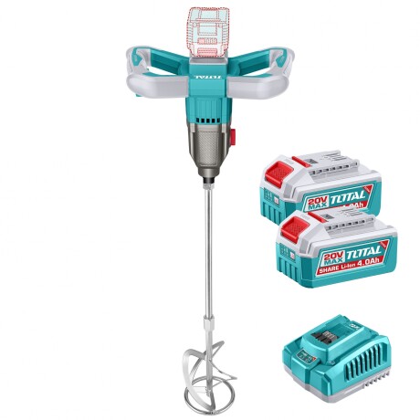 Mezclador Inalámbrico 20v Sin Carbones - 2 Baterías 4.0Ah Mezclador Inalámbrico 20v Sin Carbones - 2 Baterías 4.0Ah