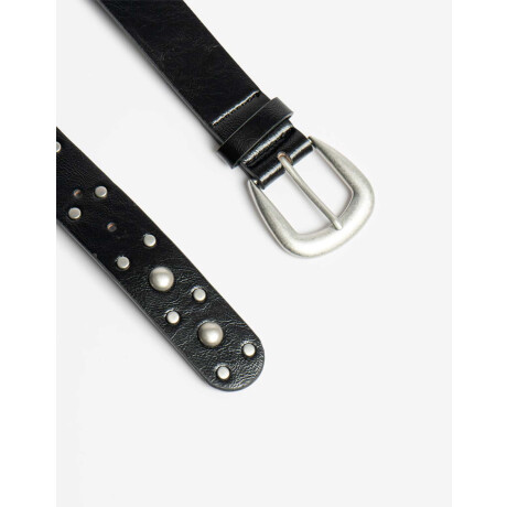 Cinturon Negro Tachas Negro