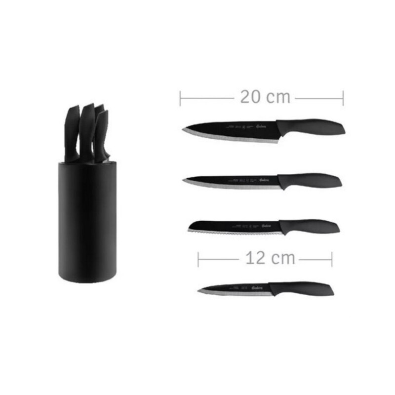 Set de cuchillos con soporte 5 piezas Set de cuchillos con soporte 5 piezas