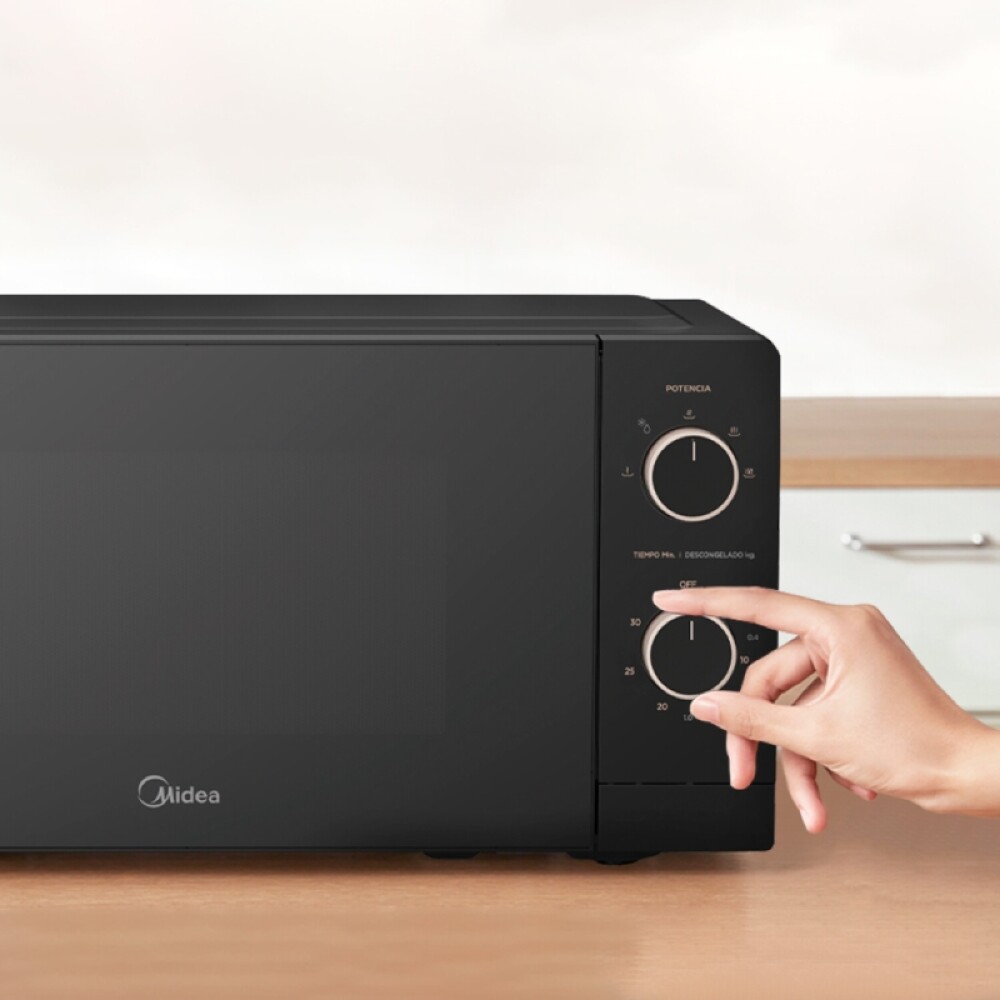 Microondas 20L Inverter Midea Inverter XmartWave Negro MMOP01MZ negro
