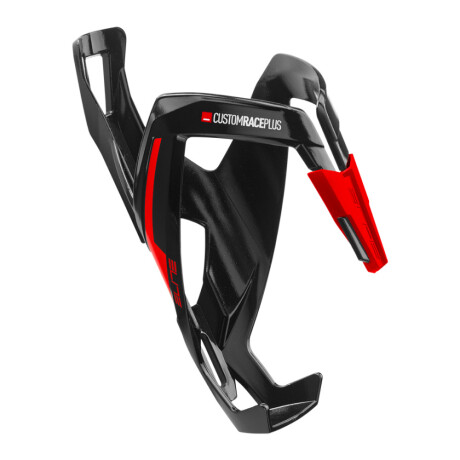 Porta Caramañola Bicicleta Elite CRS Plus 20 Negro-Rojo