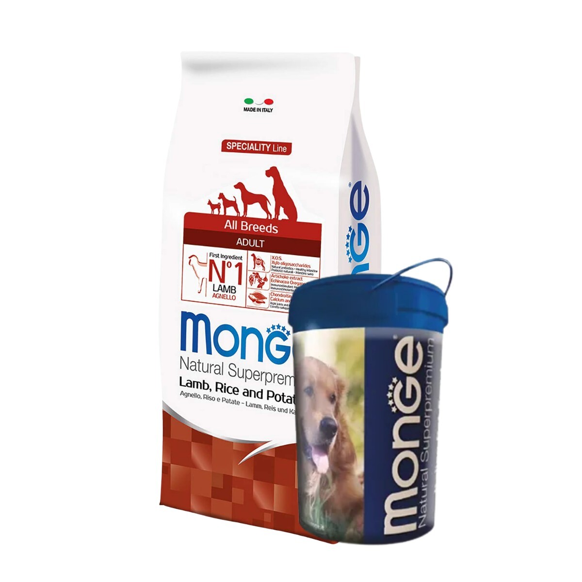 MONGE MONOPROTEÍNA ALL BREEDS ADULT LAMB 12 KG 