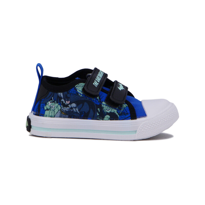 Dc Casual Canvas Toddler Velcro Batman Azul-negro