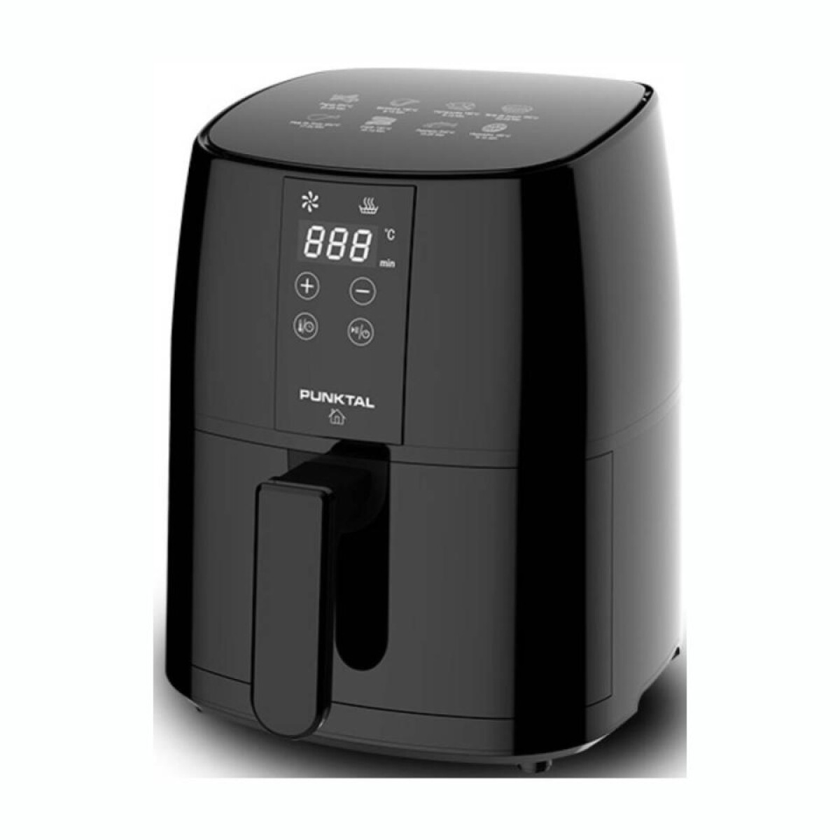 Freidora Digital Sin Aceite PUNKTAL PK-290 1400W Capacidad 4L 