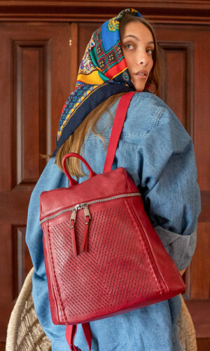 MOCHILA SANTORINI GRANATE