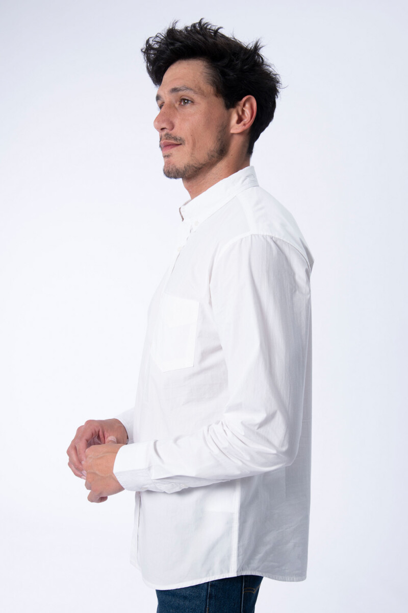 Camisa manga larga formal Blanca