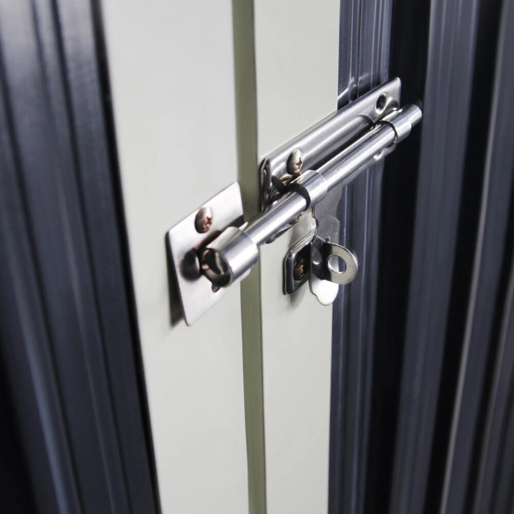 Galpón prefabricado Reforzado 2 Puertas JOY B Gris