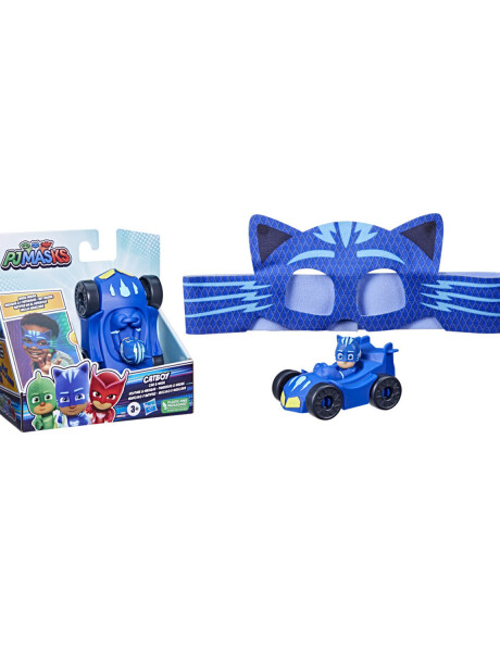 Vehículo y antifaz PJ Masks Hasbro Catboy