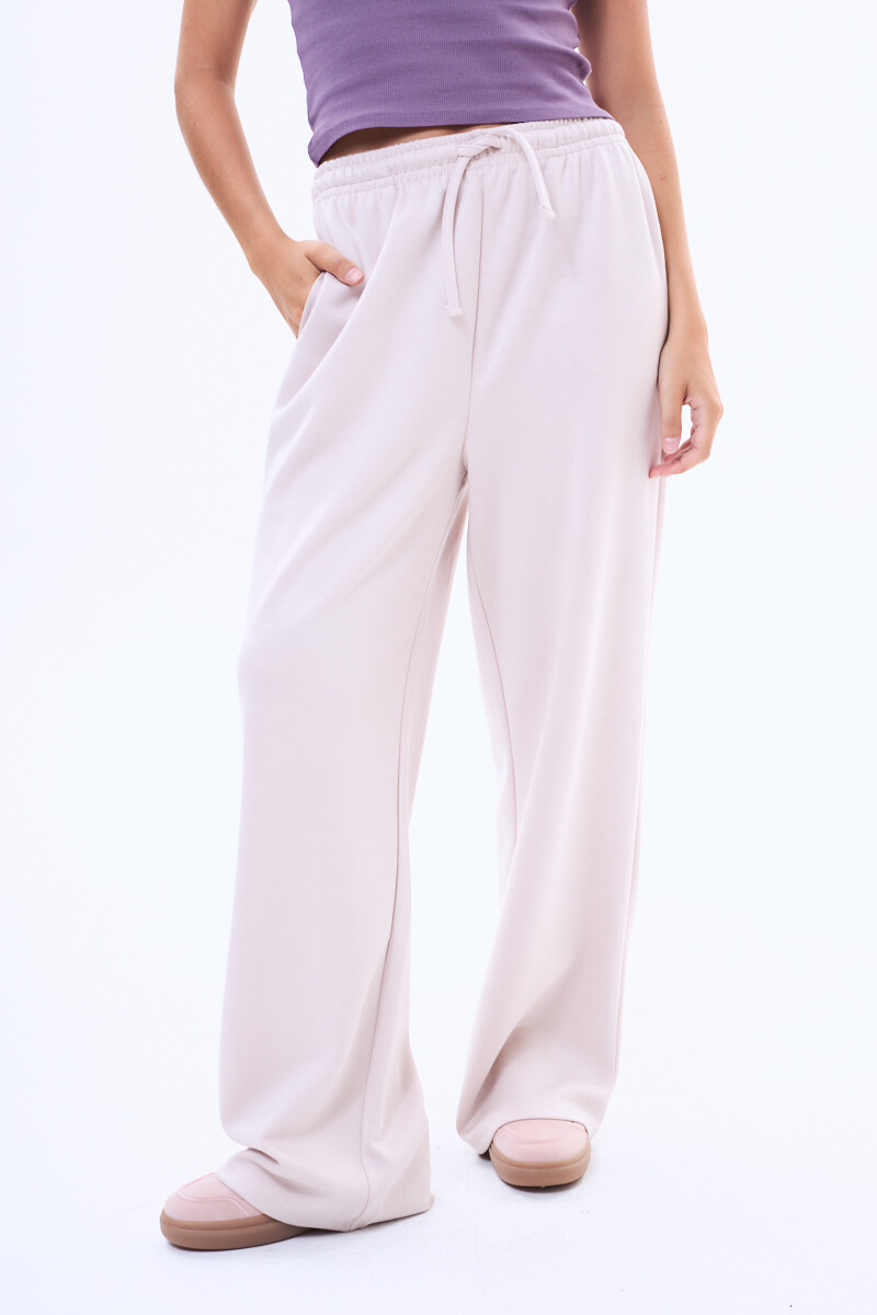 Pantalon de felpa Santa - Crudo 
