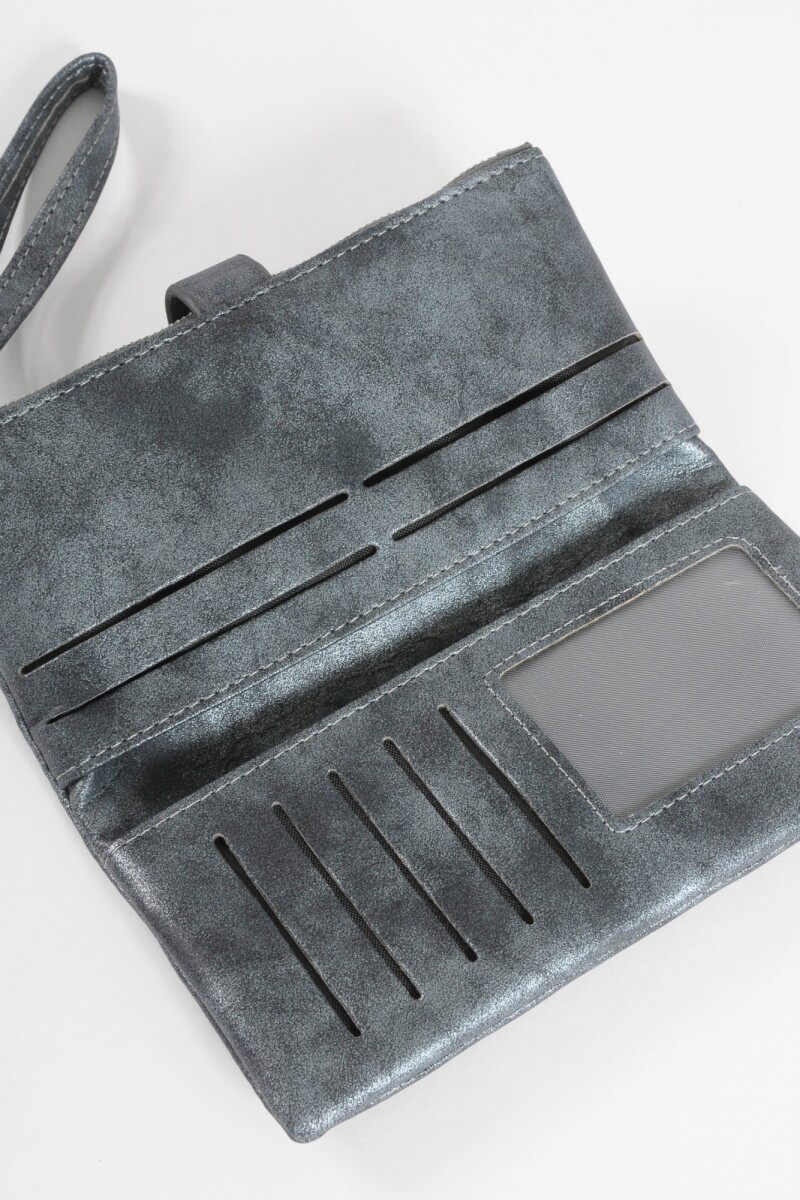 Billetera hook con strap azul