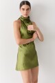 VESTIDO HALTER PARTY Verde