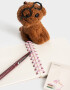 Librería Sets PVC Set De Librería En Pouch Con Peluche - Rojo Burdeaux