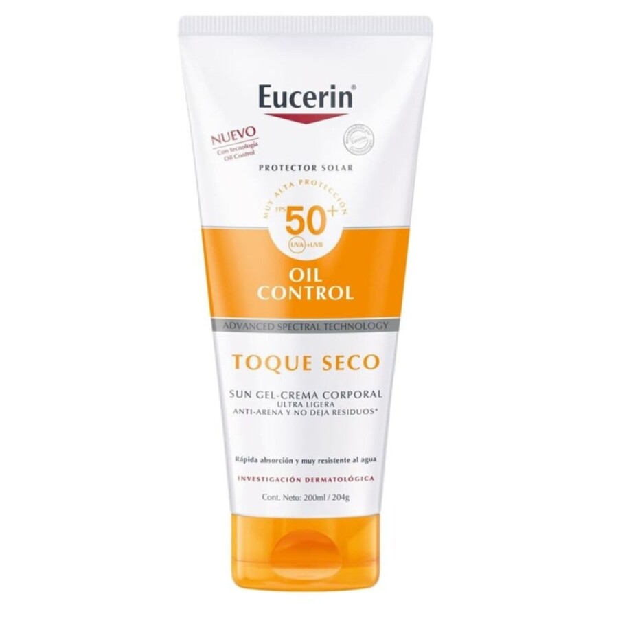 Protector Solar Gel-Crema Toque Seco FPS 50 – Eucerin Protector Solar Gel-Crema Toque Seco FPS 50 – Eucerin