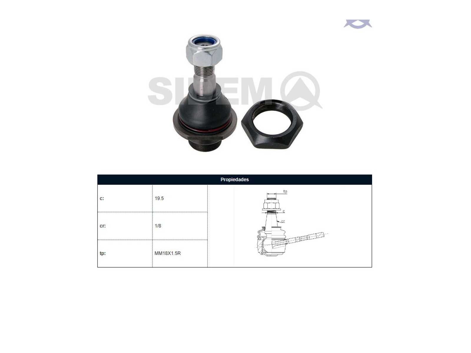 Rotula Del Nissan D22 98-25 Der/Izq 