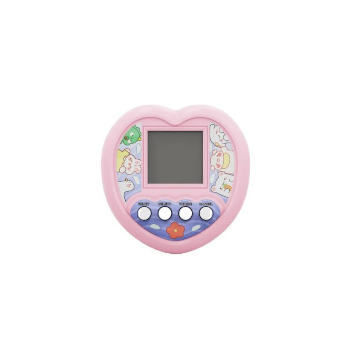 Mascota virtual corazón - rosa 